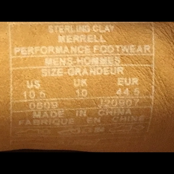 Men’s Merrill Leather Casual Dress Shoes, Sz 10.5 - Picture 6 of 7